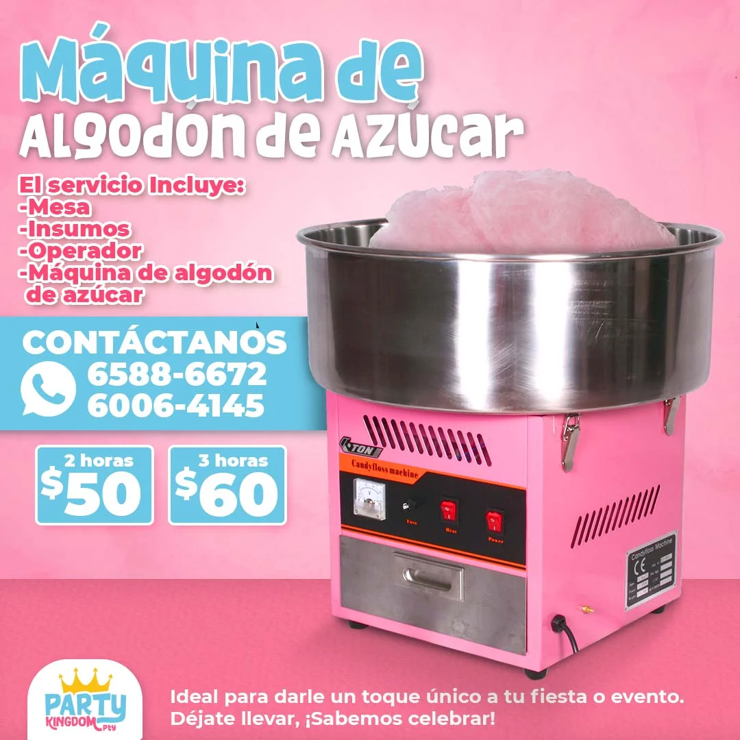 Imagen de Máquina de Palomitas y Algodón de Azúcar