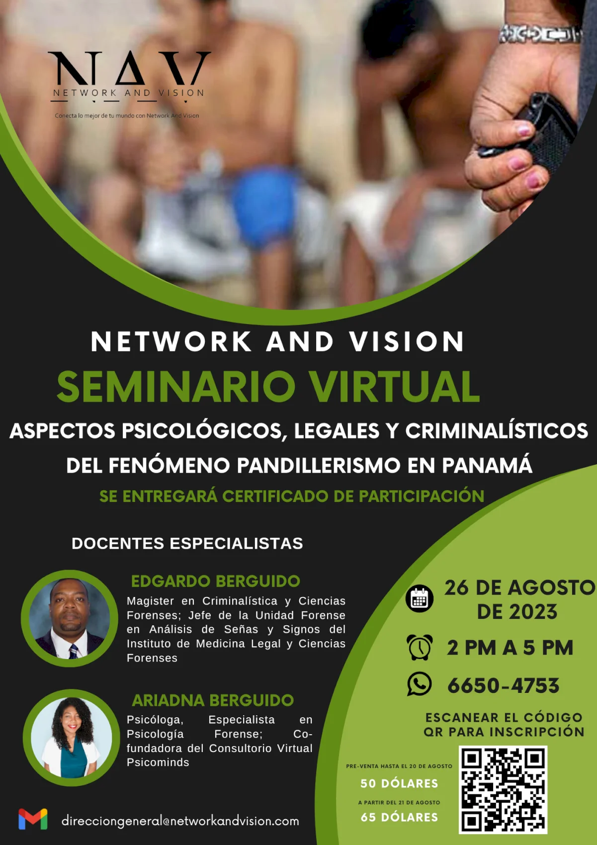 Imagen de Seminario Aspectos Psicológicos, Legales y Criminalísticos del Fenómeno Pandillerismo en Panamá