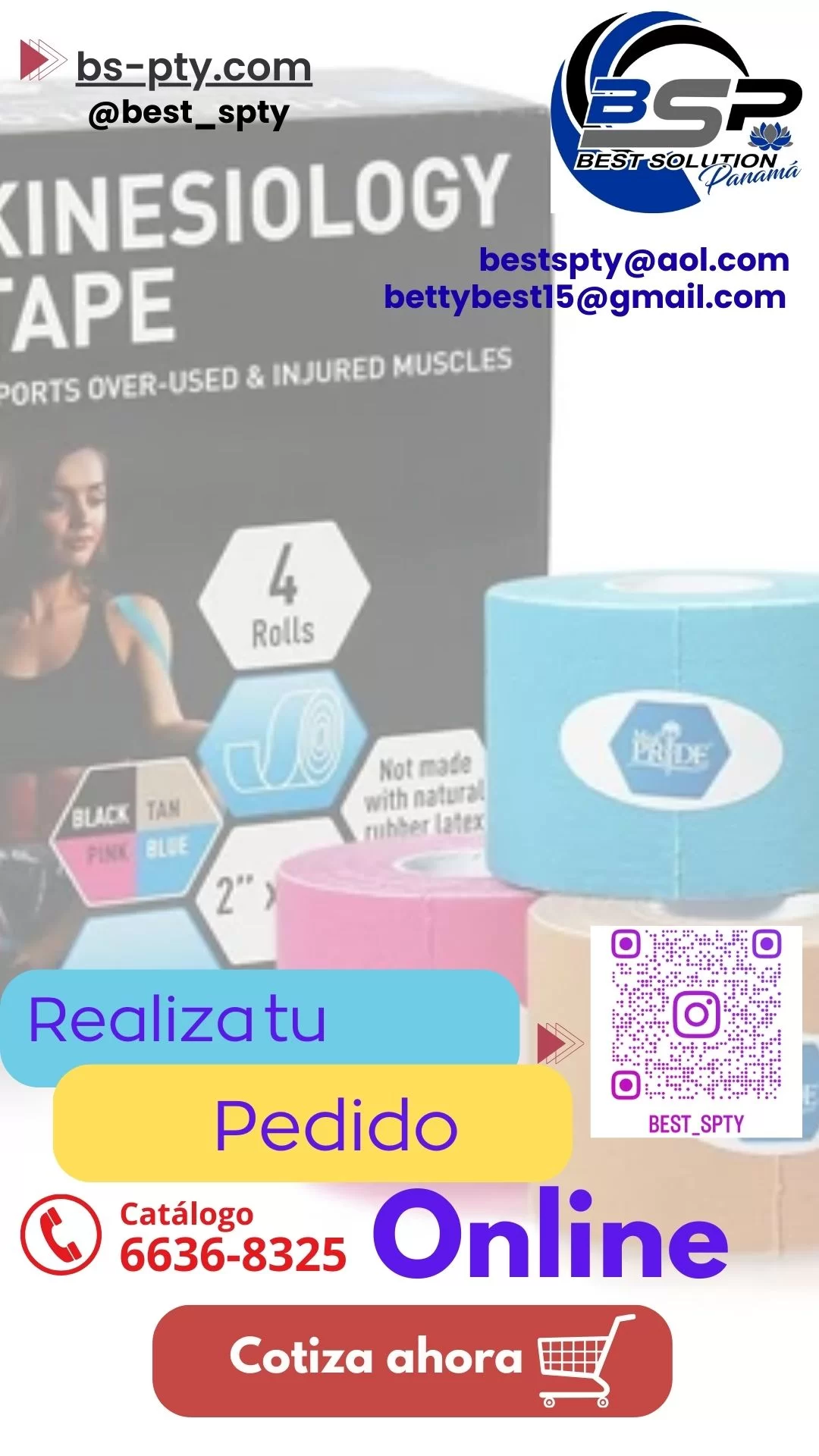 Imagen de BANDAS DE KINESIOLOGIA